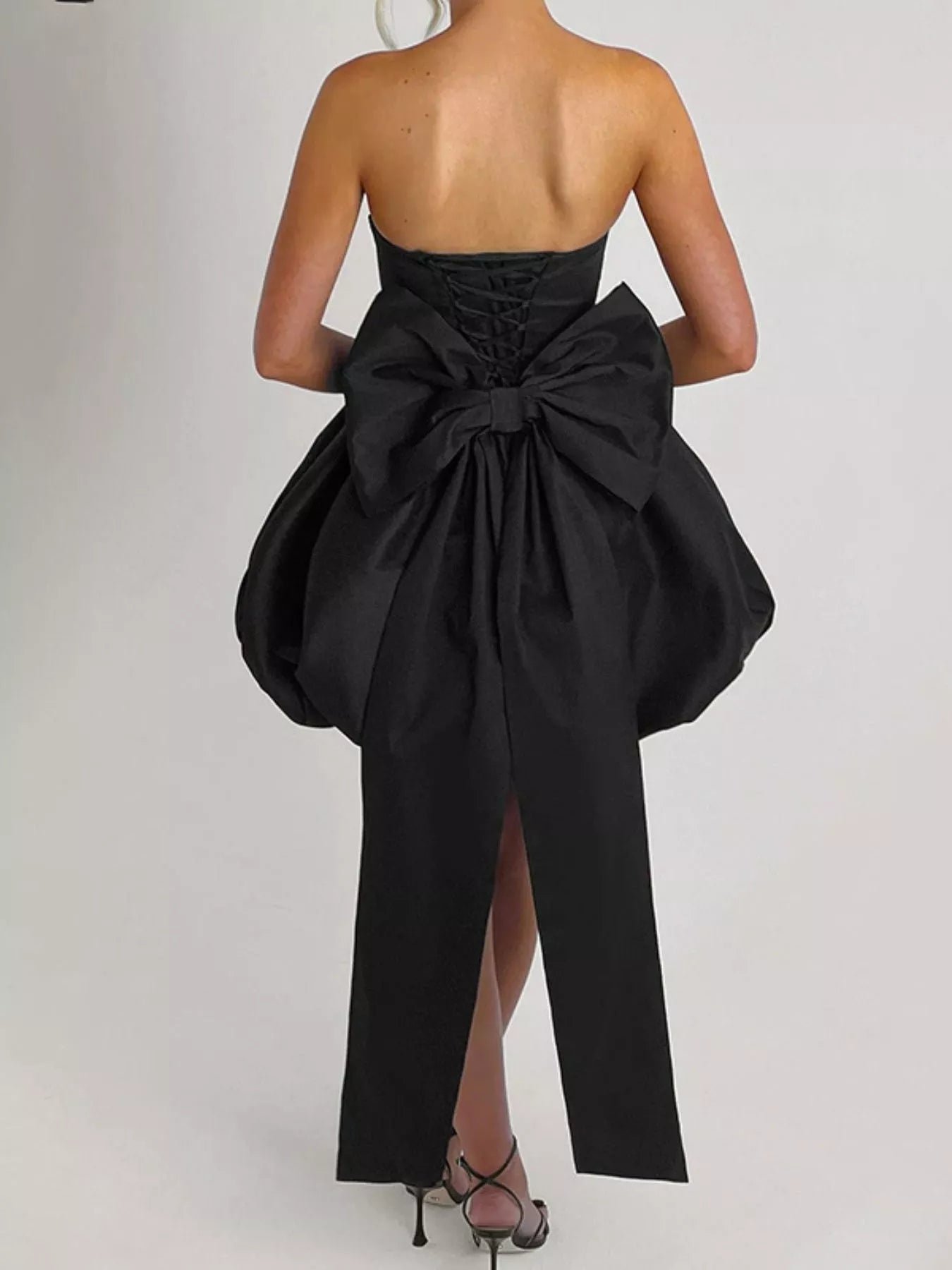 The Dynasty Bow Mini Bubble Dress | 2 Colors - Image 13