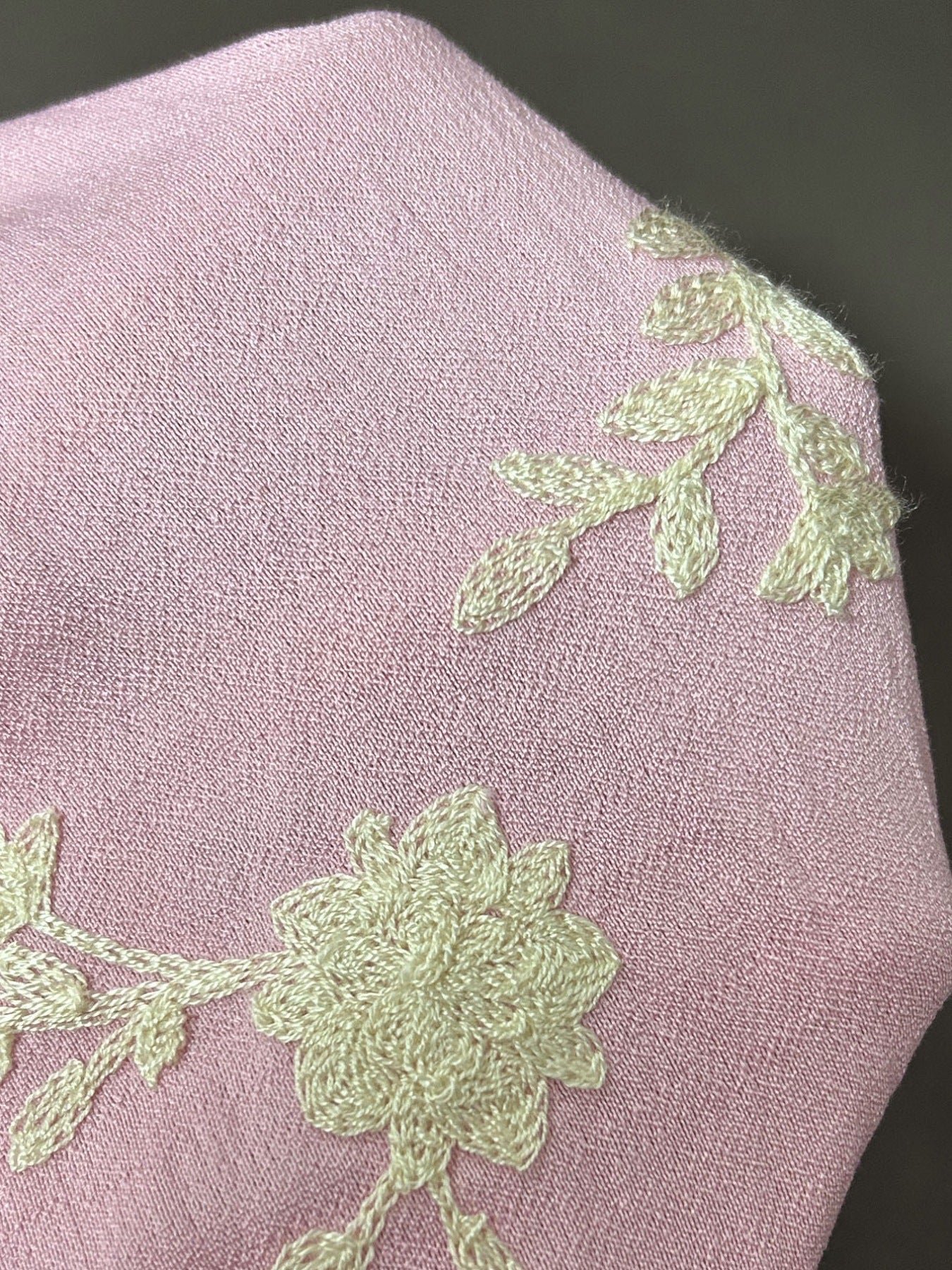 Floral Embroidered Ruffle-Cuff Blouse | 2 Colors | Poundton - Image 6