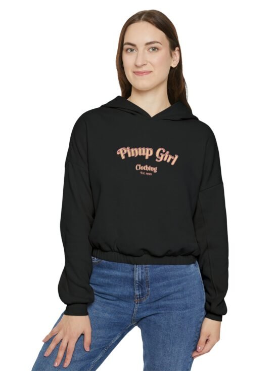 Pinup Girl Clothing Logo Women's Cropped Hoodie | 3 Colors | Pinup Couture