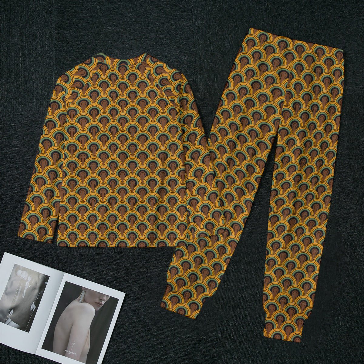 Wendy Room 237 Print Ultra Soft Pajama Set | Pinup Couture Relaxed - Image 2