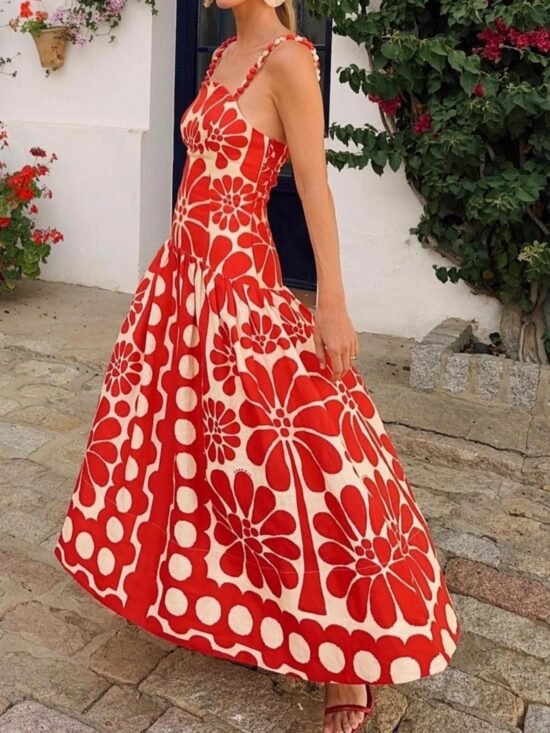 Portofino Floral Midi Dress | Poundton | 2 Colors