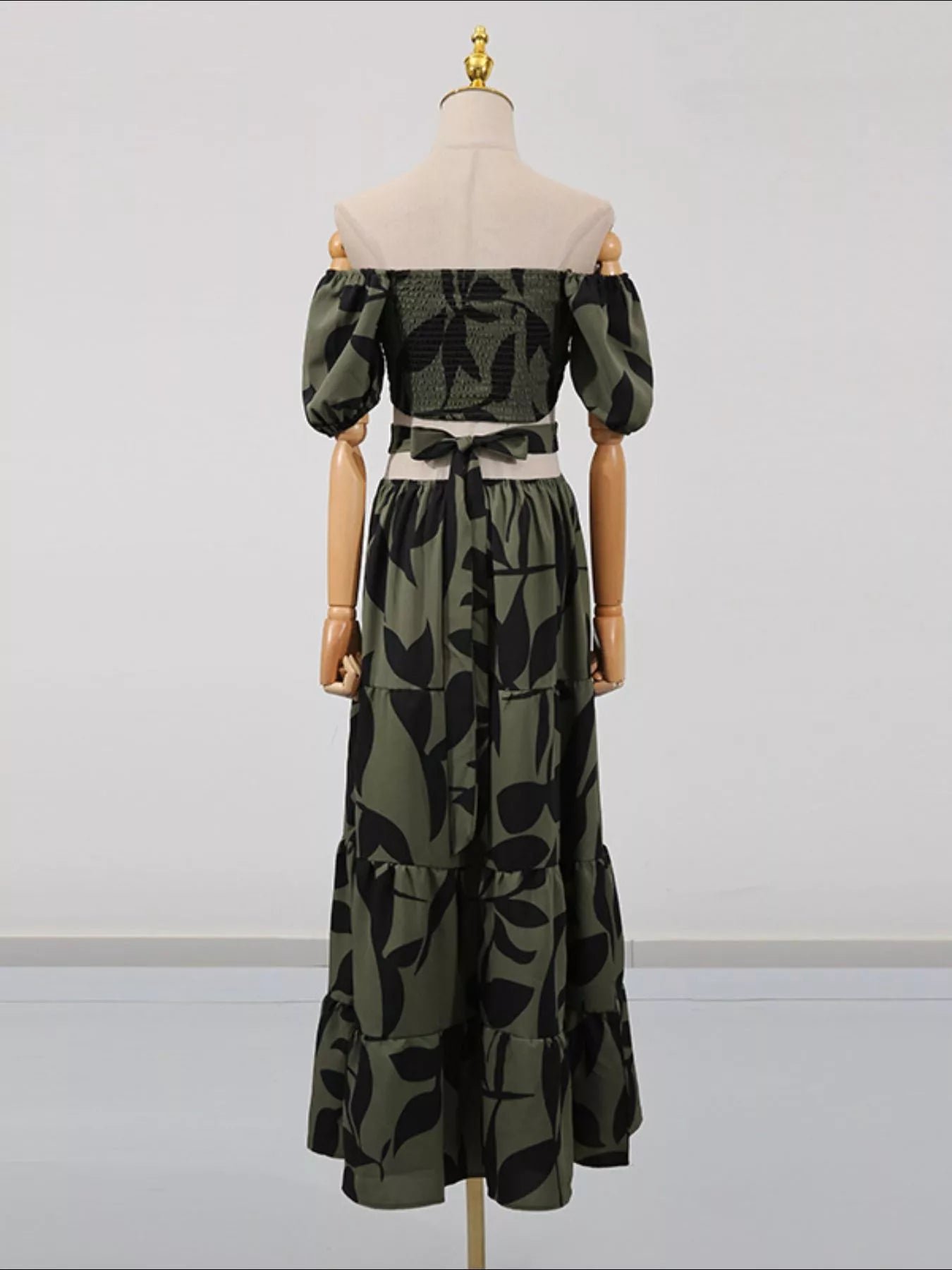 Lake Como Ruffle Off-Shoulder Cutout Maxi Dress | 3 Colors | Poundton - Image 7