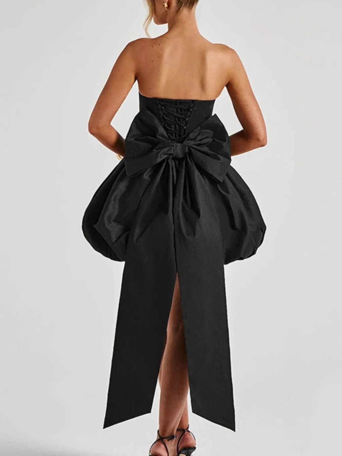 The Dynasty Bow Mini Bubble Dress | 2 Colors - Image 11