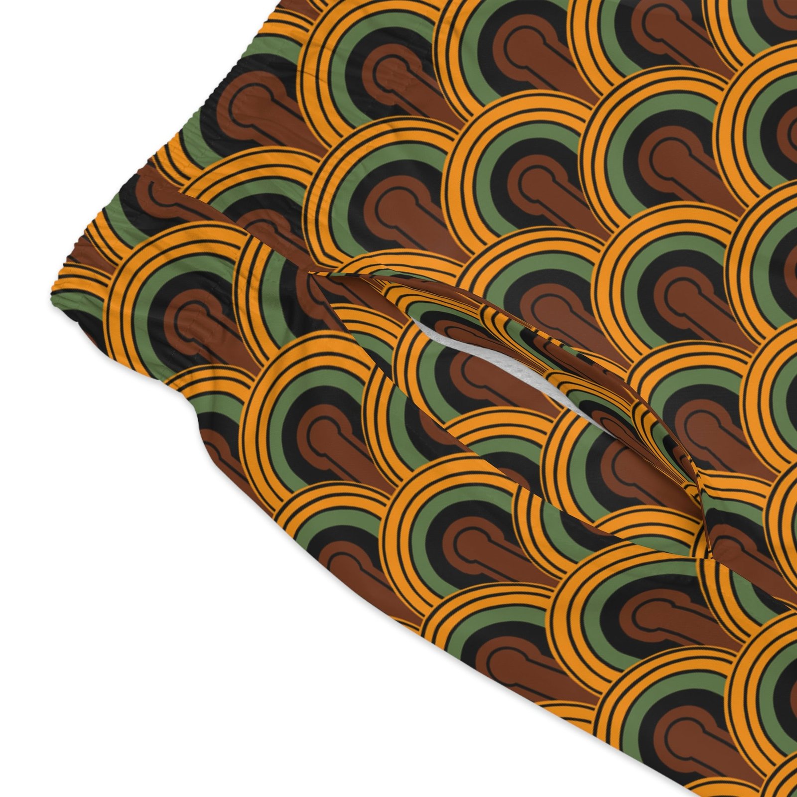 1970's Vintage Room 237 Print Men's Swim Trunks | Pinup Couture Swim - Image 6