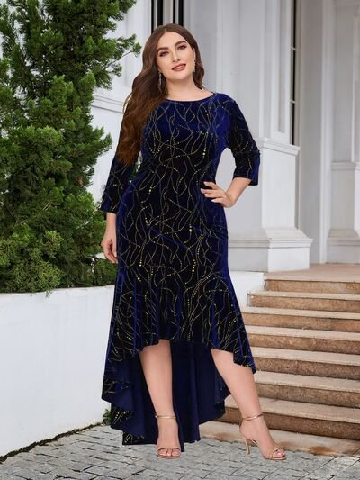 Helga Oscar Plus Size Ruffle Dress | 4 Colors - Image 8