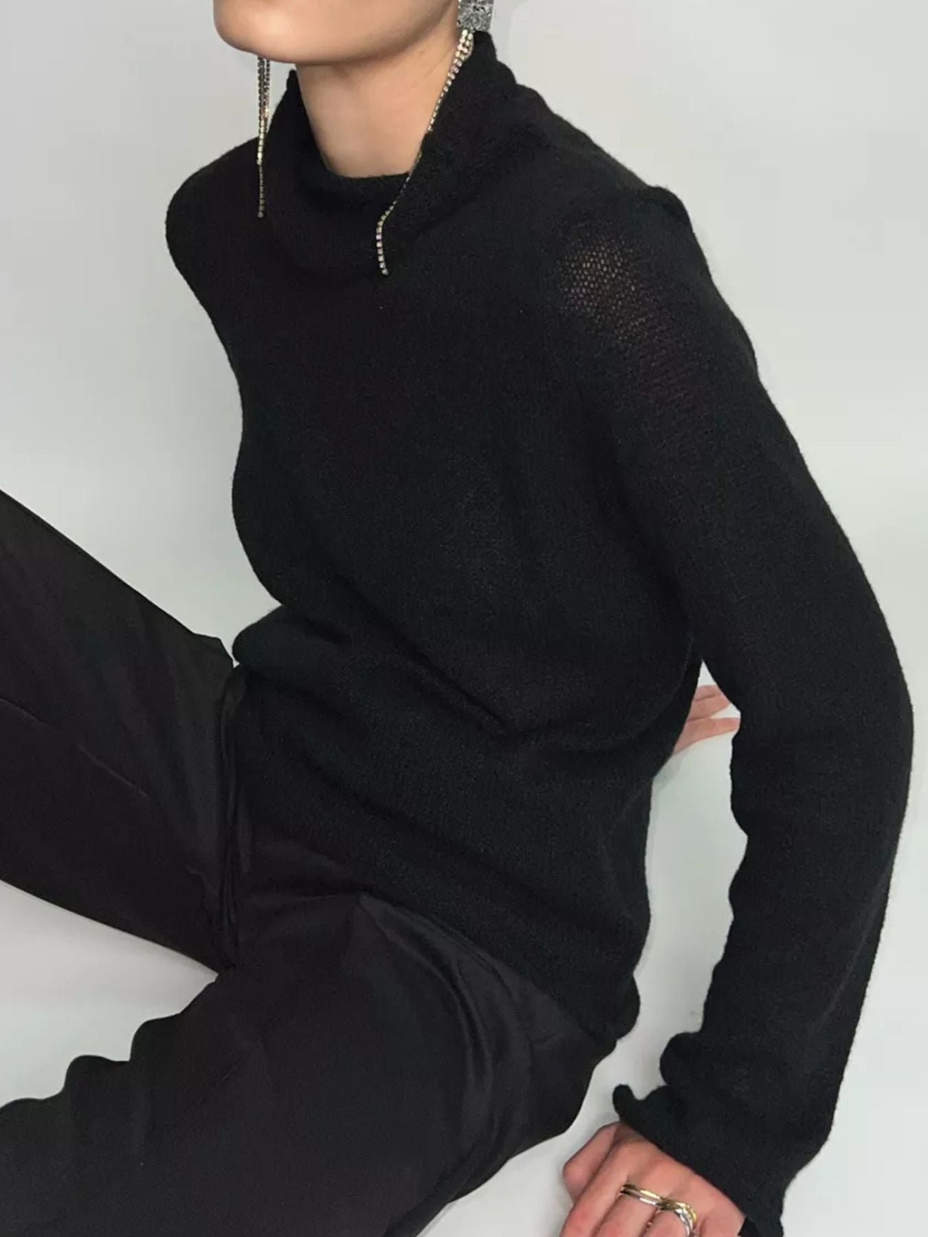 Soft Knit Mock Neck Sweater | 7 Colors | Poundton - Image 11