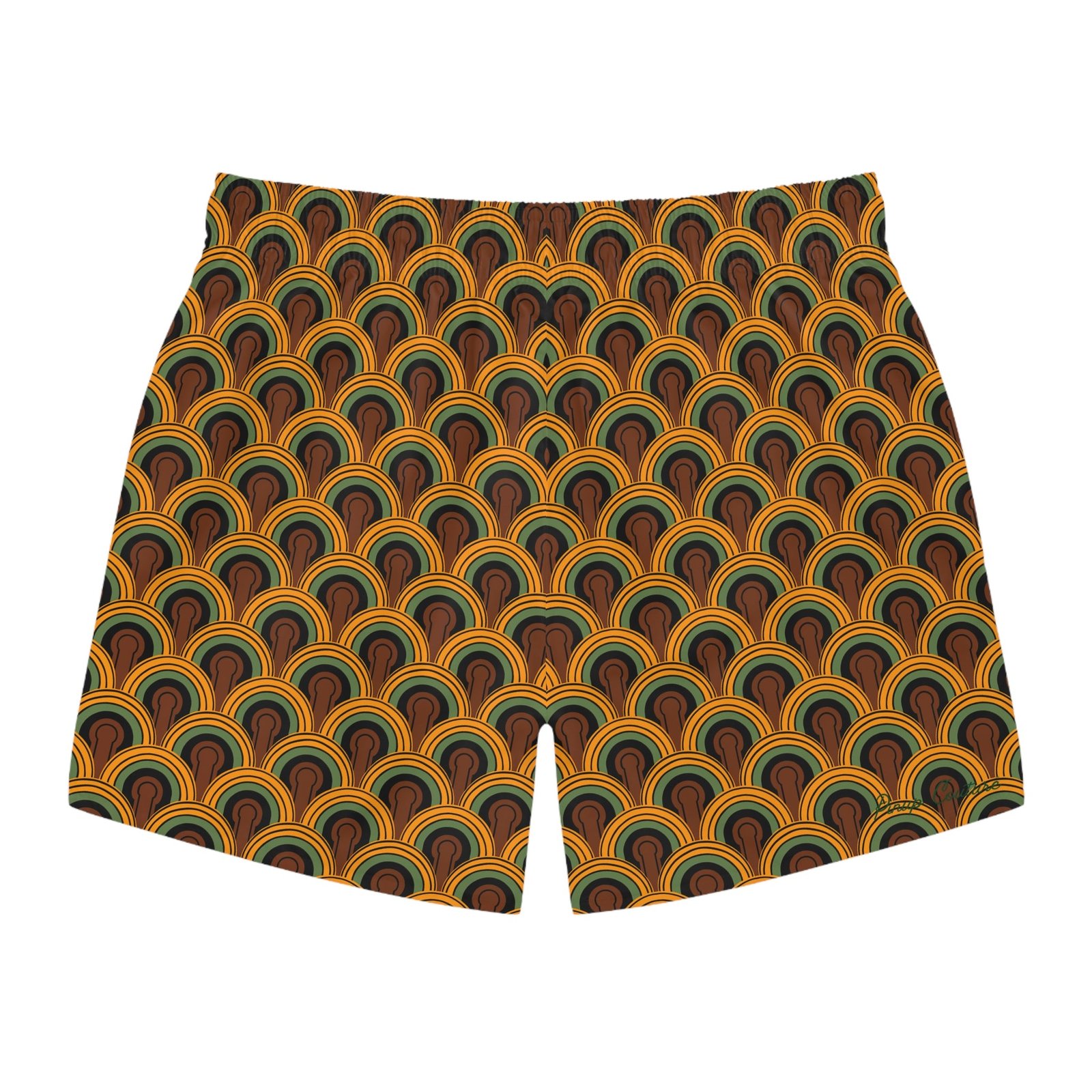 1970's Vintage Room 237 Print Men's Swim Trunks | Pinup Couture Swim - Image 3