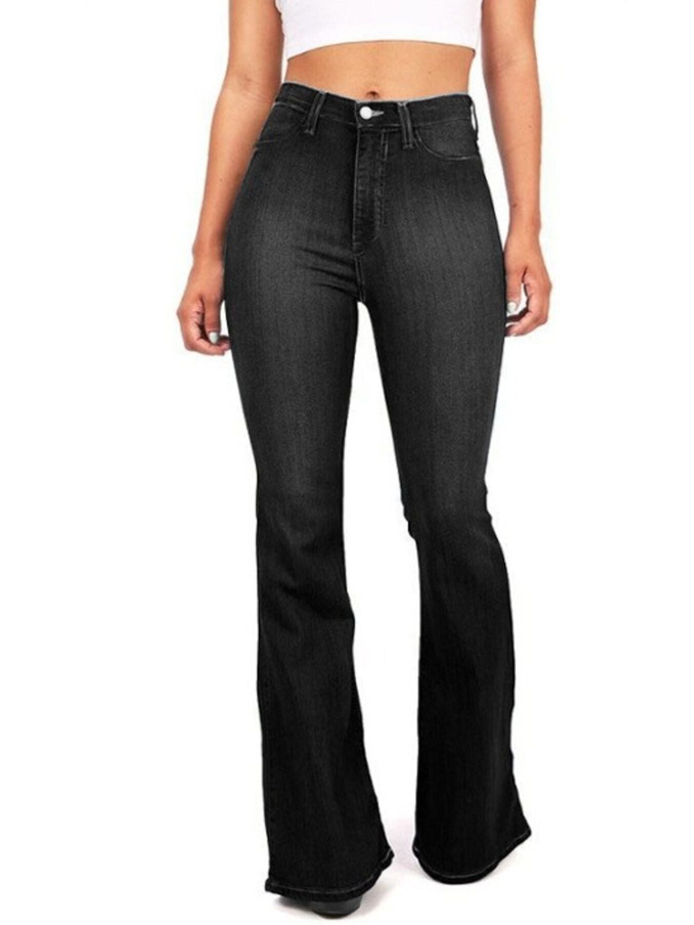 Curve-Enhancing High-Rise Bootcut Denim | 3 Colors | Poundton - Image 3