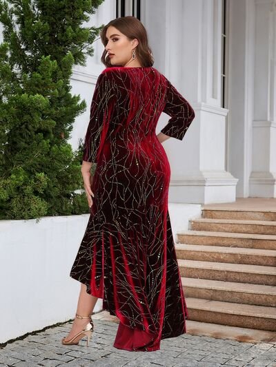 Helga Oscar Plus Size Ruffle Dress | 4 Colors - Image 2