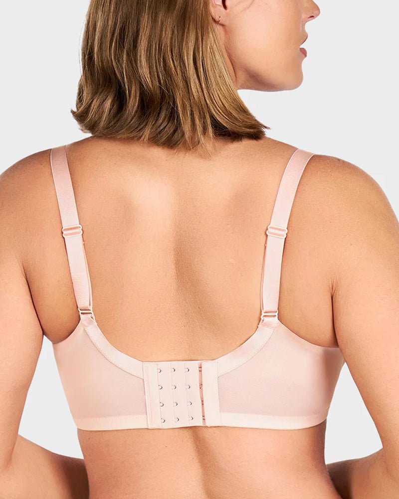 Plus-Size Pearl Shimmer Lace Minimizer Bra | 2 Colors | SheCurve - Image 9