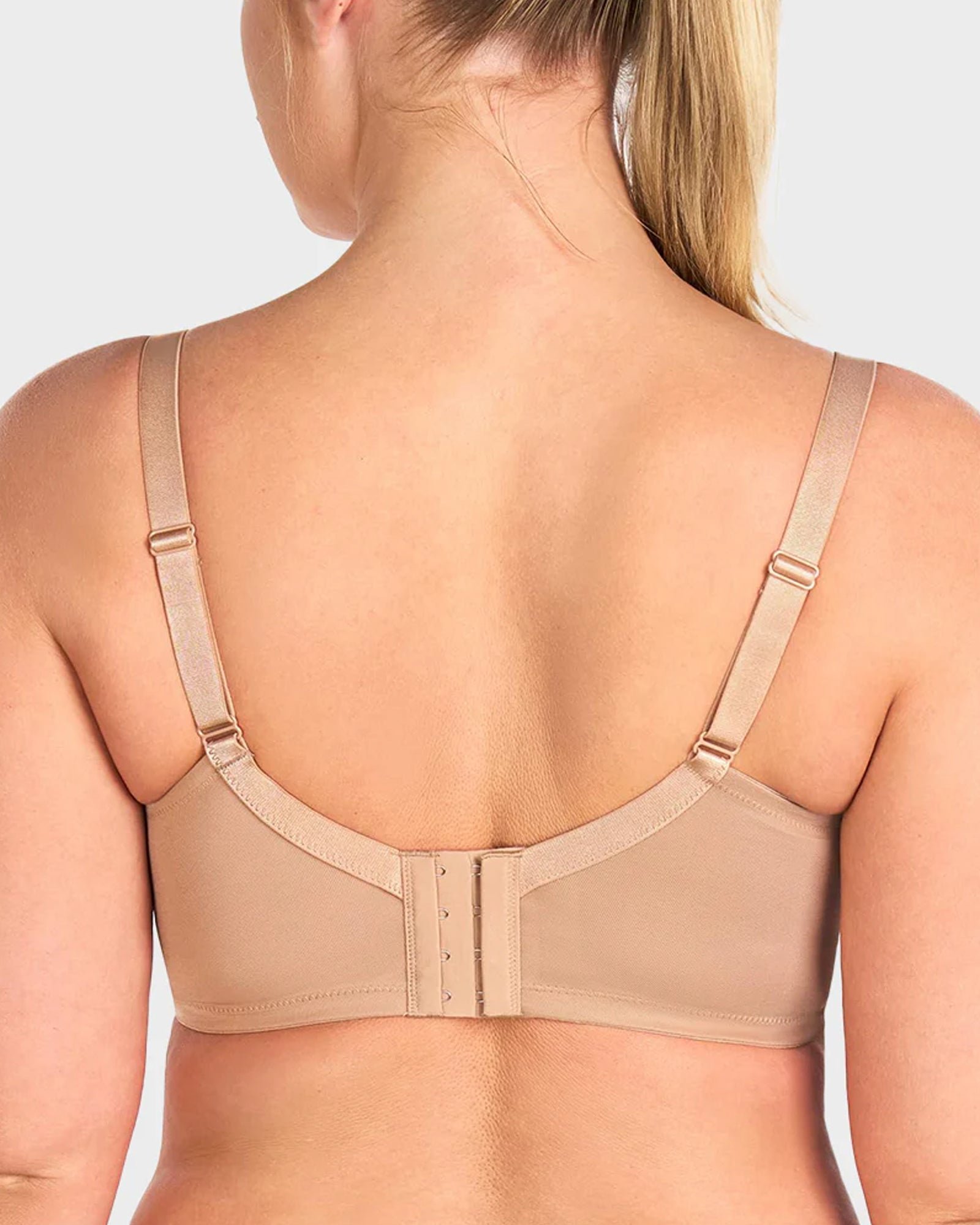 Plus-Size Pearl Shimmer Lace Minimizer Bra | 2 Colors | SheCurve - Image 3