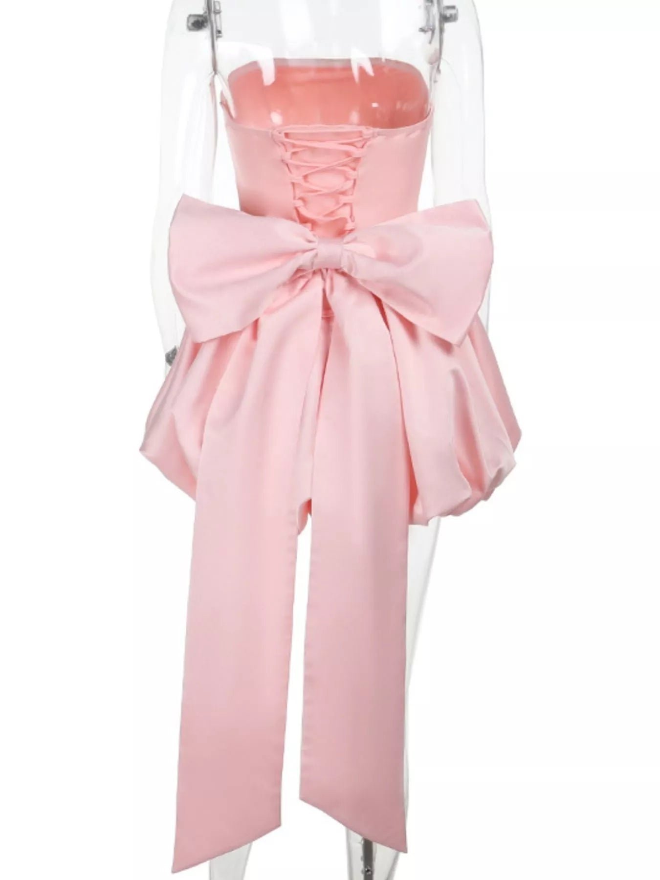 The Dynasty Bow Mini Bubble Dress | 2 Colors - Image 7