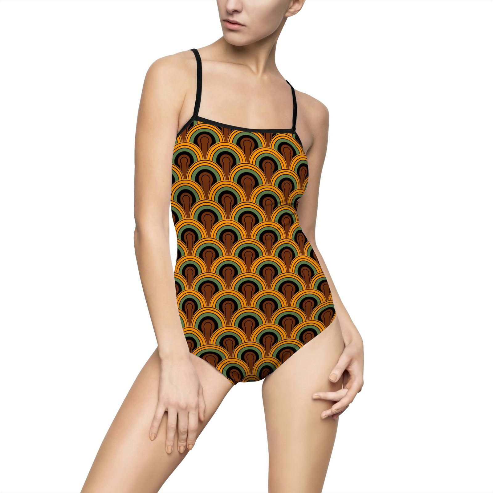 Devon Room 237 Strappy One-piece Swimsuit | Pinup Couture Swim - Image 3