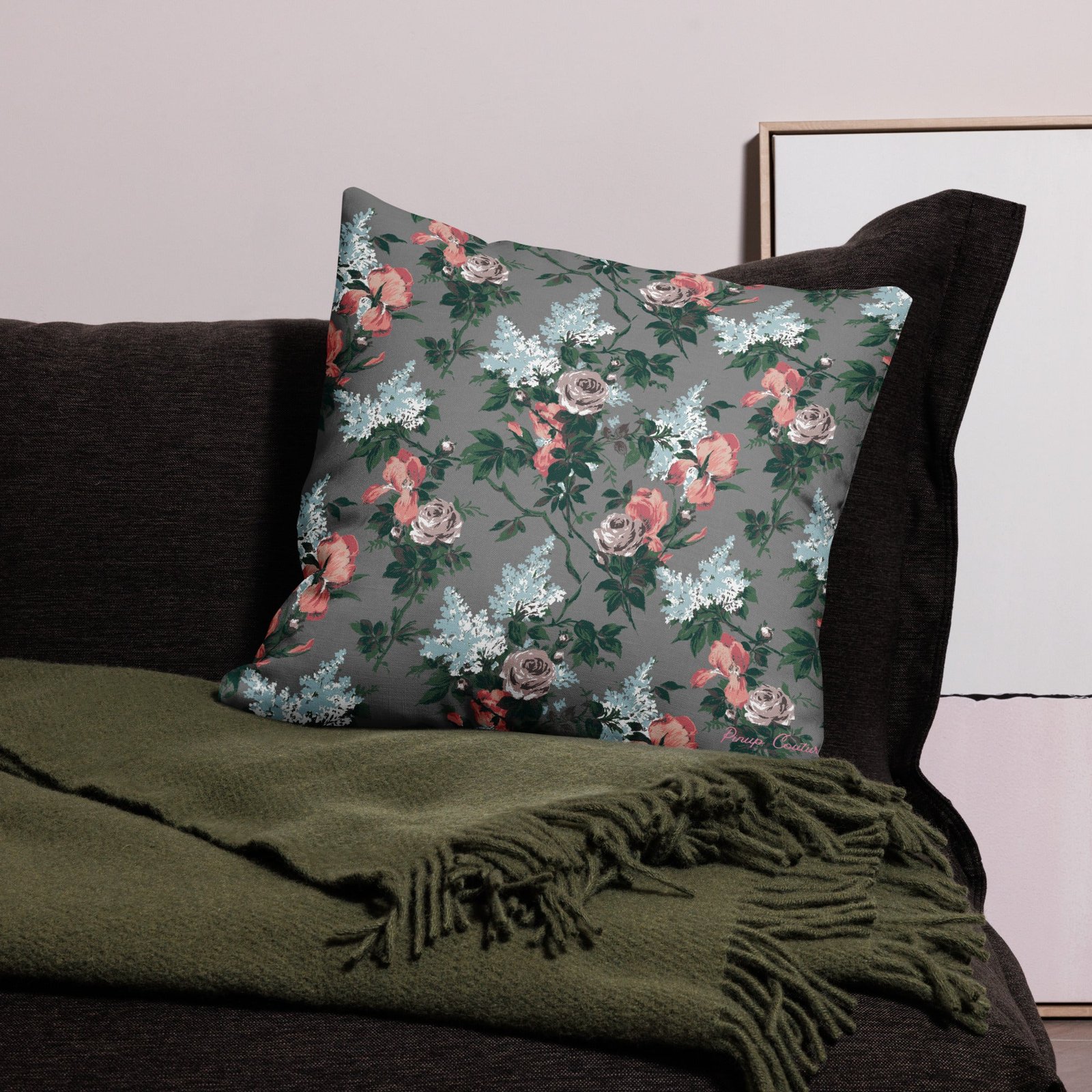 Premium Pillow J'Adore Bella Roses Print | 3 Sizes | Pinup Couture Home - Image 6