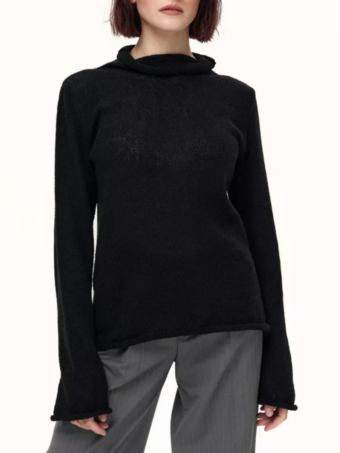 Soft Knit Mock Neck Sweater | 7 Colors | Poundton - Image 2