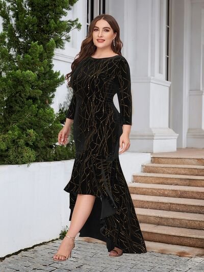 Helga Oscar Plus Size Ruffle Dress | 4 Colors - Image 11